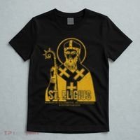 Catholicism Gold St. Eligius Jesus Catholic Christian Saint T-Shirt thumb 5