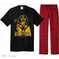 Catholicism Gold St. Eligius Jesus Catholic Christian Saint Pajama Set thumb 0