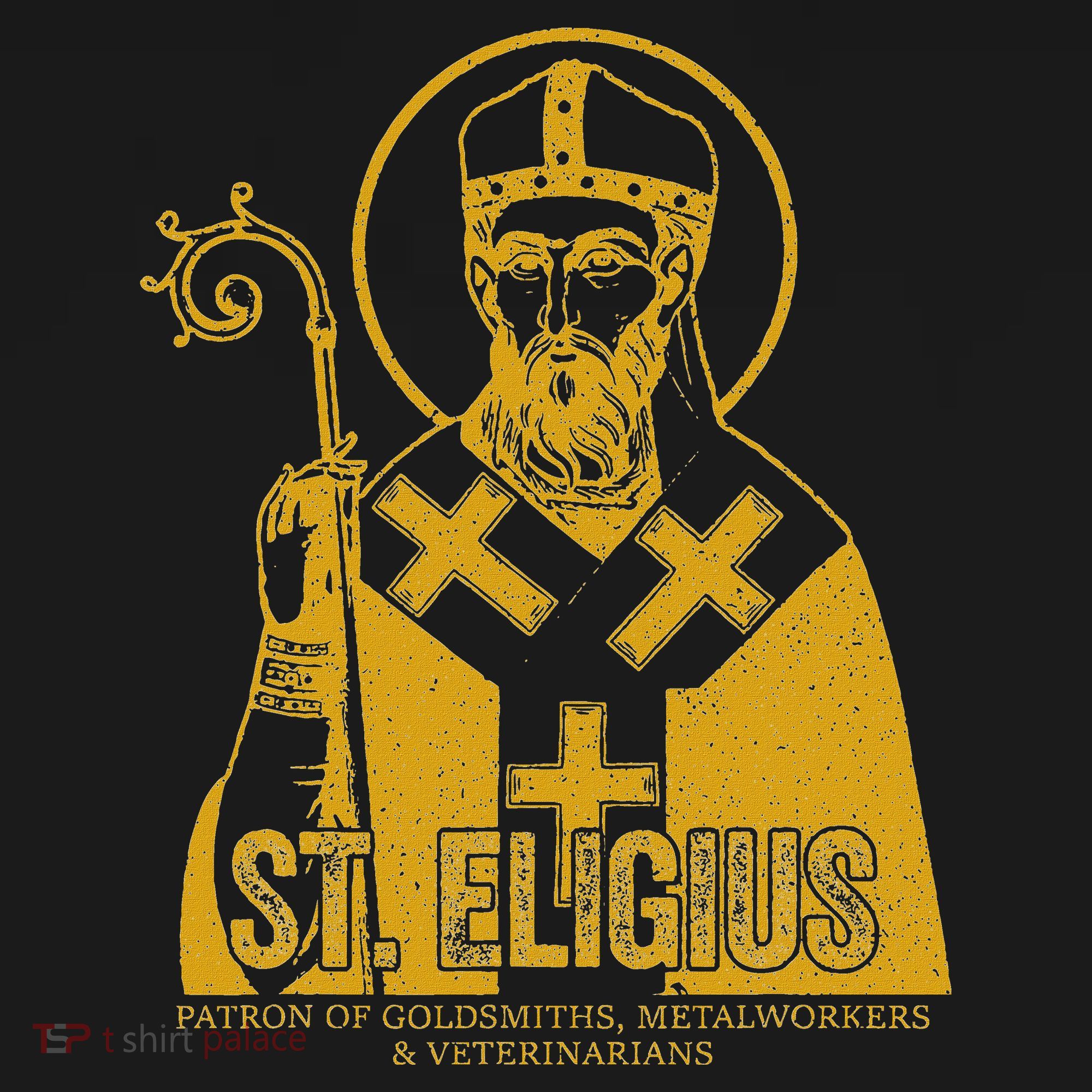 Catholicism Gold St. Eligius Jesus Catholic Christian Saint Women's Hoodie