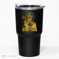 Catholicism Gold St. Eligius Jesus Catholic Christian Saint Tumbler thumb 0