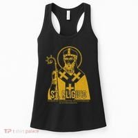 Catholicism Gold St. Eligius Jesus Catholic Christian Saint Women's Tank Top thumb 0
