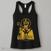 Catholicism Gold St. Eligius Jesus Catholic Christian Saint Women's Tank Top thumb 3