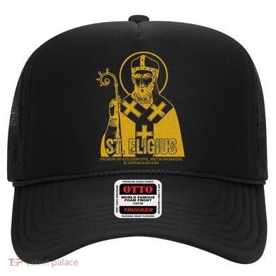 Catholicism Gold St. Eligius Jesus Catholic Christian Saint Hat