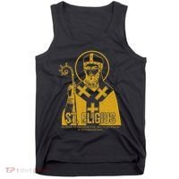Catholicism Gold St. Eligius Jesus Catholic Christian Saint Tank Top thumb 0