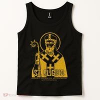 Catholicism Gold St. Eligius Jesus Catholic Christian Saint Tank Top thumb 2