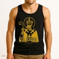 Catholicism Gold St. Eligius Jesus Catholic Christian Saint Tank Top thumb 3