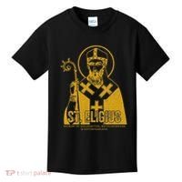 Catholicism Gold St. Eligius Jesus Catholic Christian Saint Kids T-Shirt thumb 0