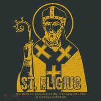 Catholicism Gold St. Eligius Jesus Catholic Christian Saint Infant Baby Jersey Bodysuit thumb 2