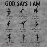 Christian God Says I Am Ballet Dancer Religious Bible Verse Toddler Hoodie thumb 2