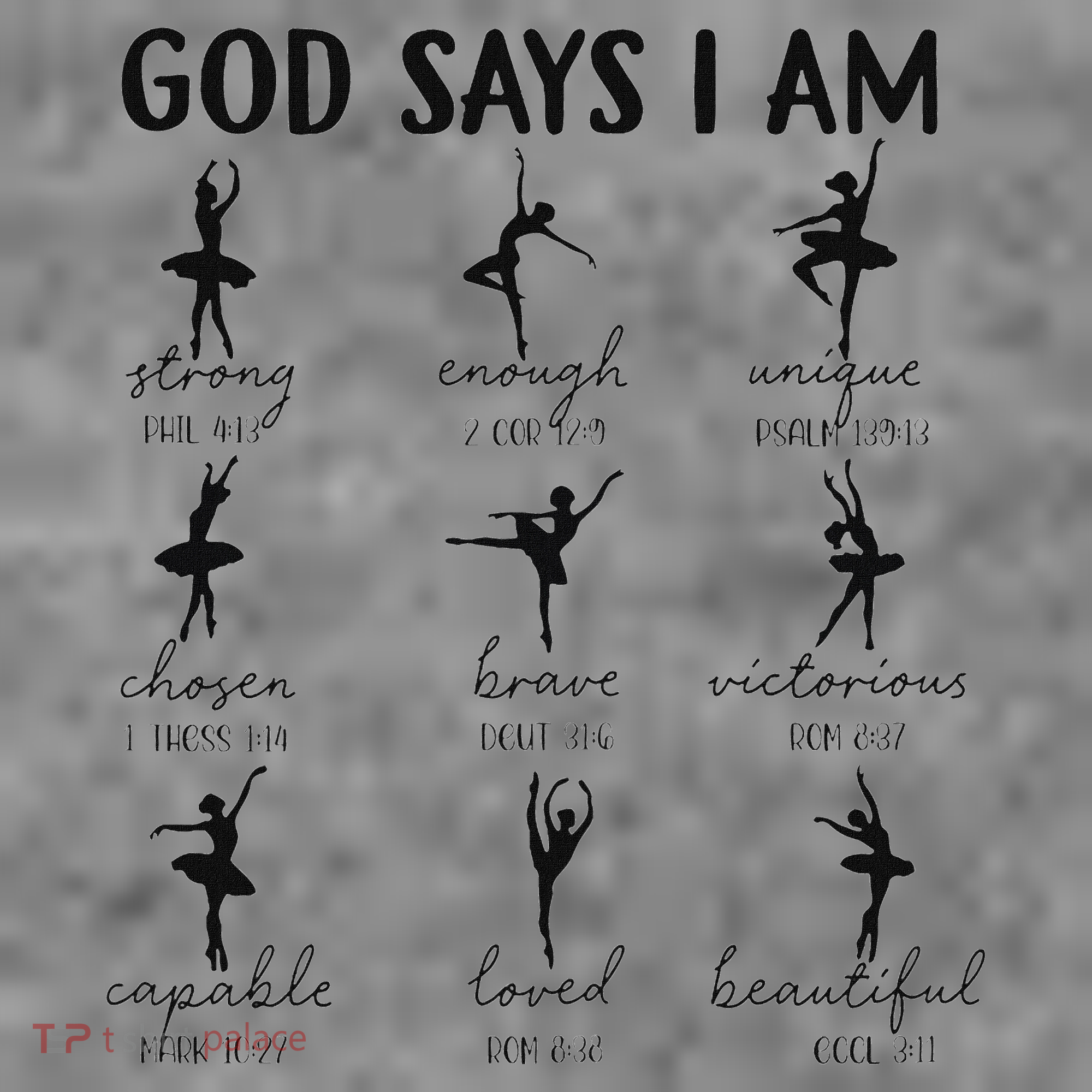 Christian God Says I Am Ballet Dancer Religious Bible Verse Toddler Hoodie