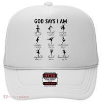 Christian God Says I Am Ballet Dancer Religious Bible Verse Hat thumb 0