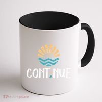 Cont;nue Gift Semicolon Tal Health Awareness Gift Coffee Mug thumb 1