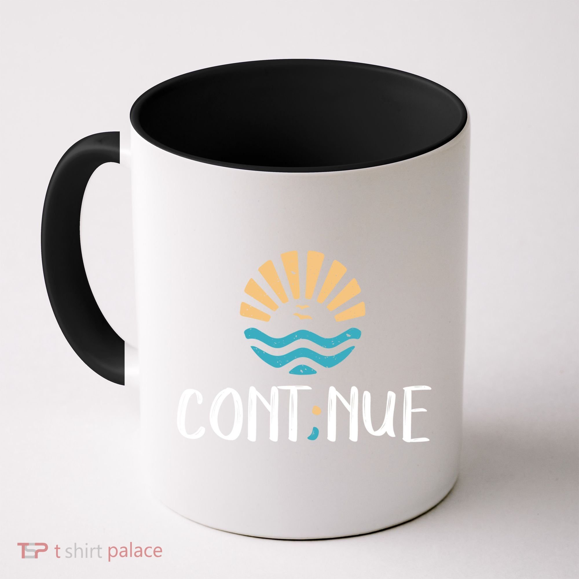 Cont;nue Gift Semicolon Tal Health Awareness Gift Coffee Mug