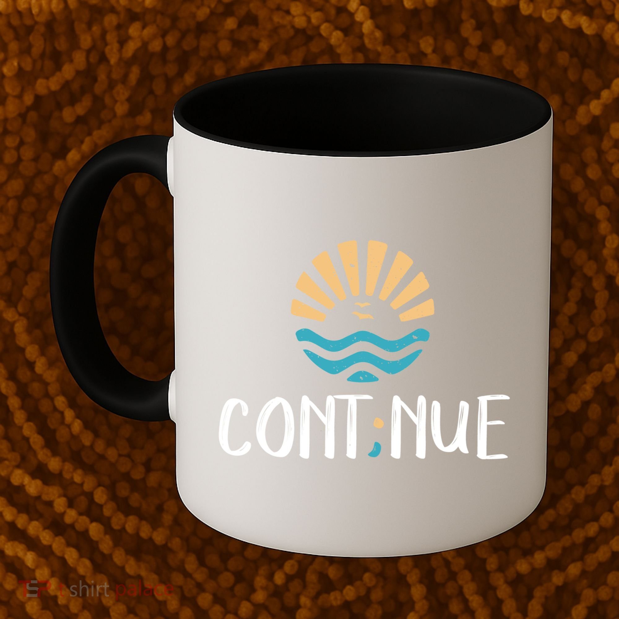 Cont;nue Gift Semicolon Tal Health Awareness Gift Coffee Mug