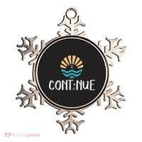 Cont;nue Gift Semicolon Tal Health Awareness Gift Ornament thumb 0