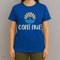 Cont;nue Gift Semicolon Tal Health Awareness Gift T-Shirt thumb 4