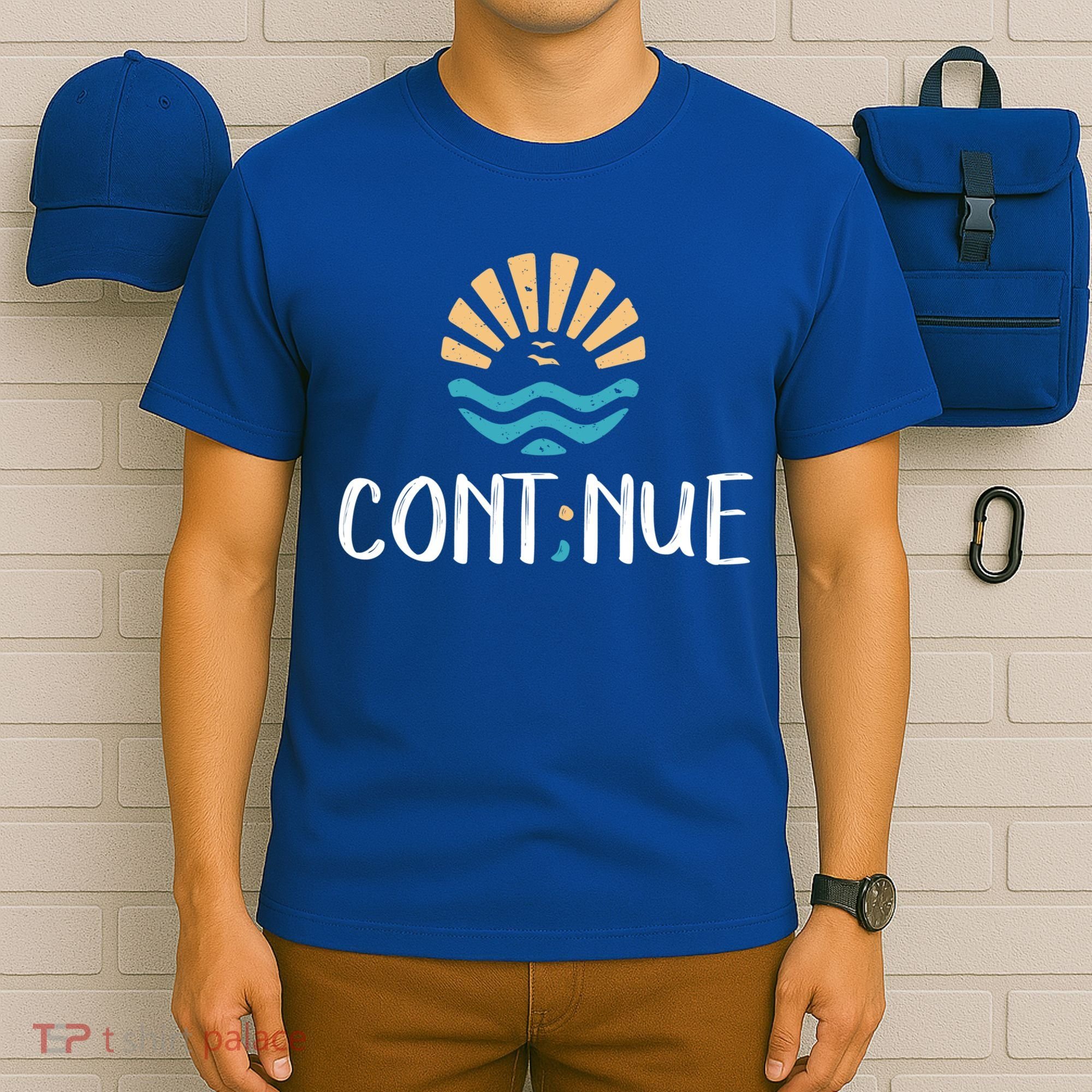 Cont;nue Gift Semicolon Tal Health Awareness Gift T-Shirt