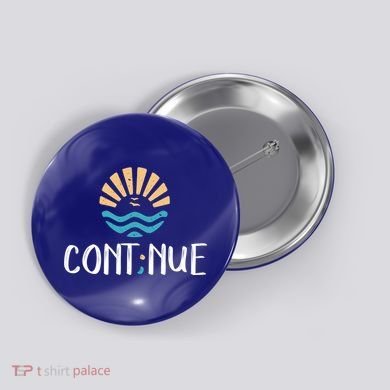 Cont;nue Gift Semicolon Tal Health Awareness Gift Button