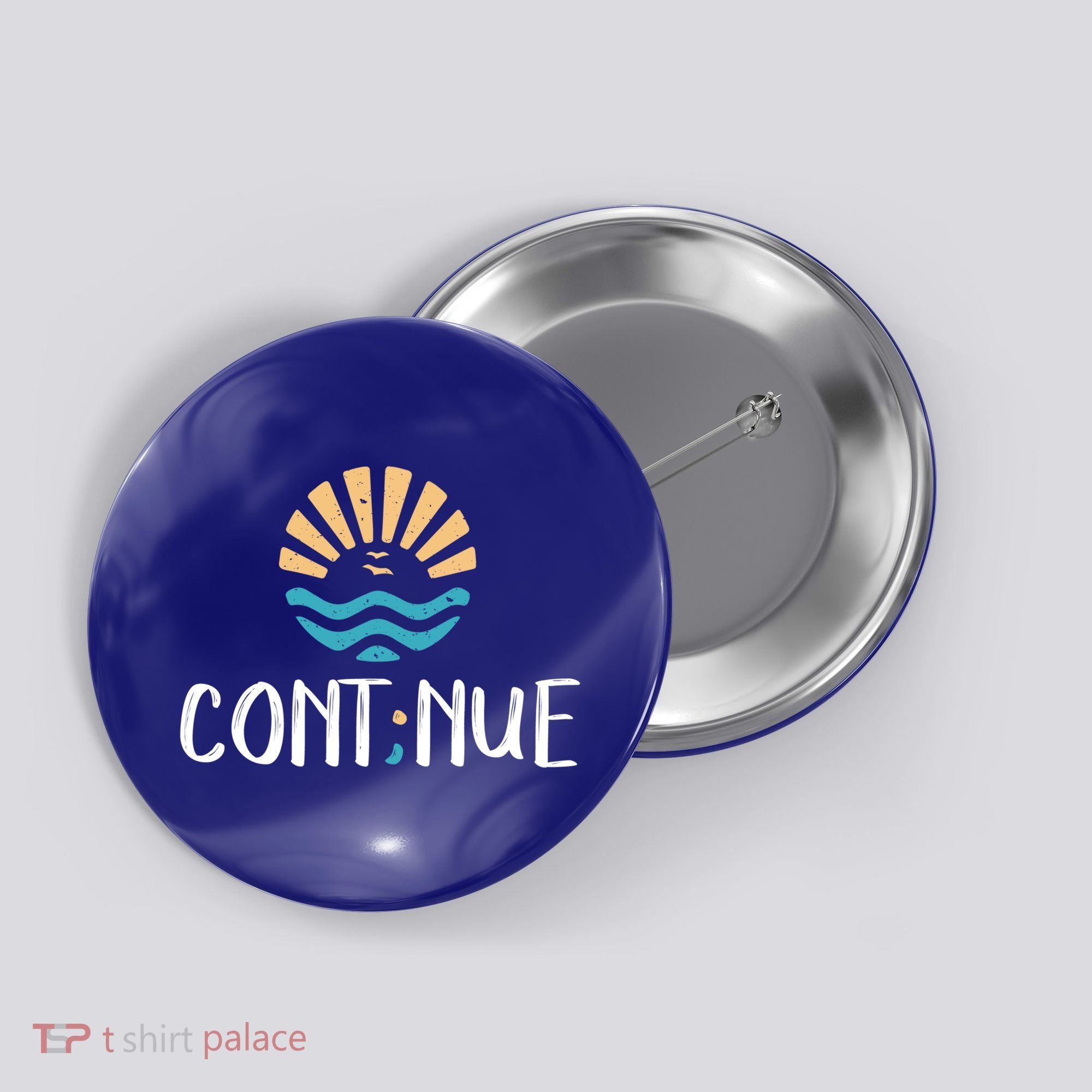 Cont;nue Gift Semicolon Tal Health Awareness Gift Button