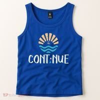Cont;nue Gift Semicolon Tal Health Awareness Gift Tank Top thumb 2
