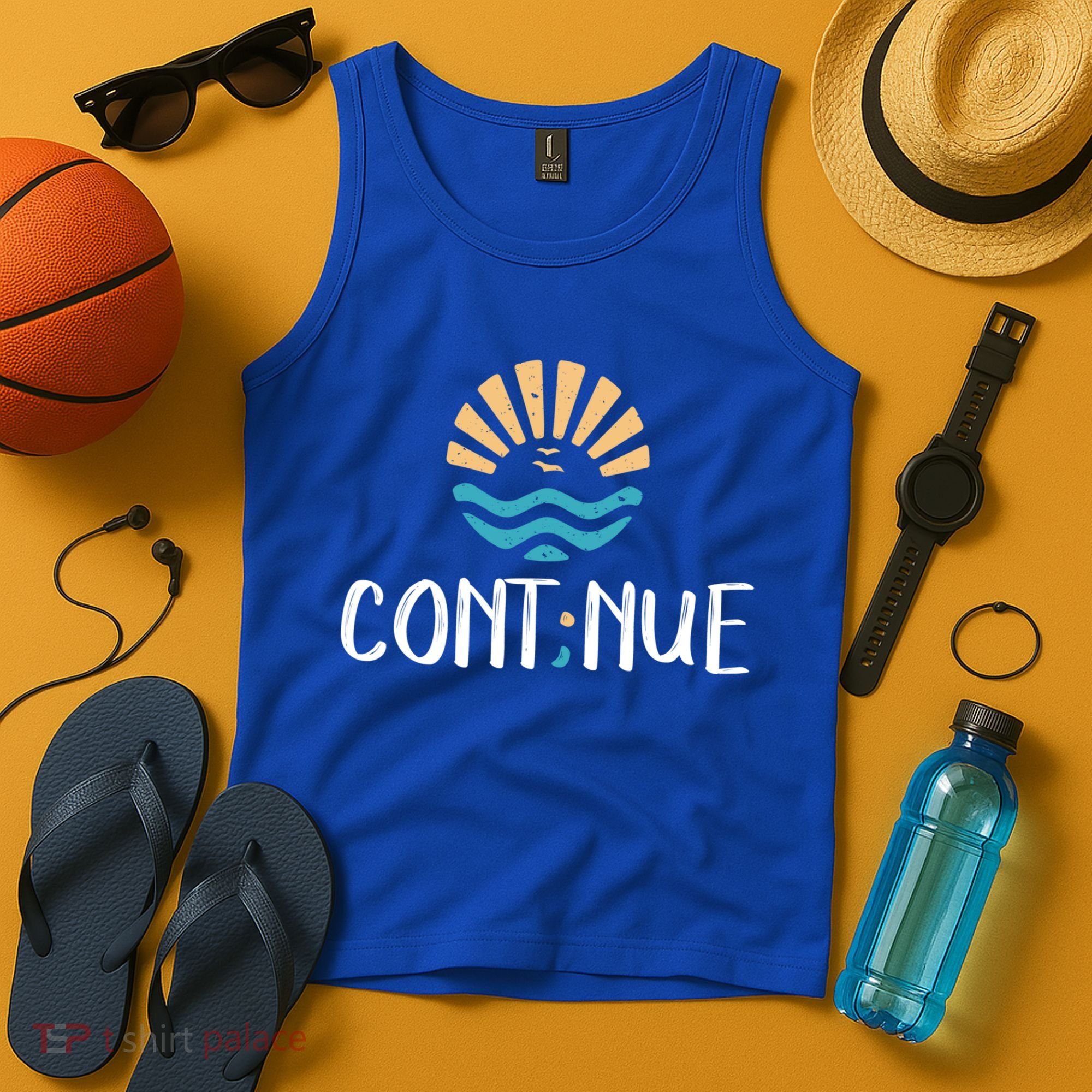 Cont;nue Gift Semicolon Tal Health Awareness Gift Tank Top