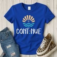 Cont;nue Gift Semicolon Tal Health Awareness Gift Women's T-Shirt thumb 3