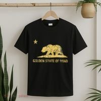 California Golden State Of Mind Retro Fade T-Shirt thumb 2