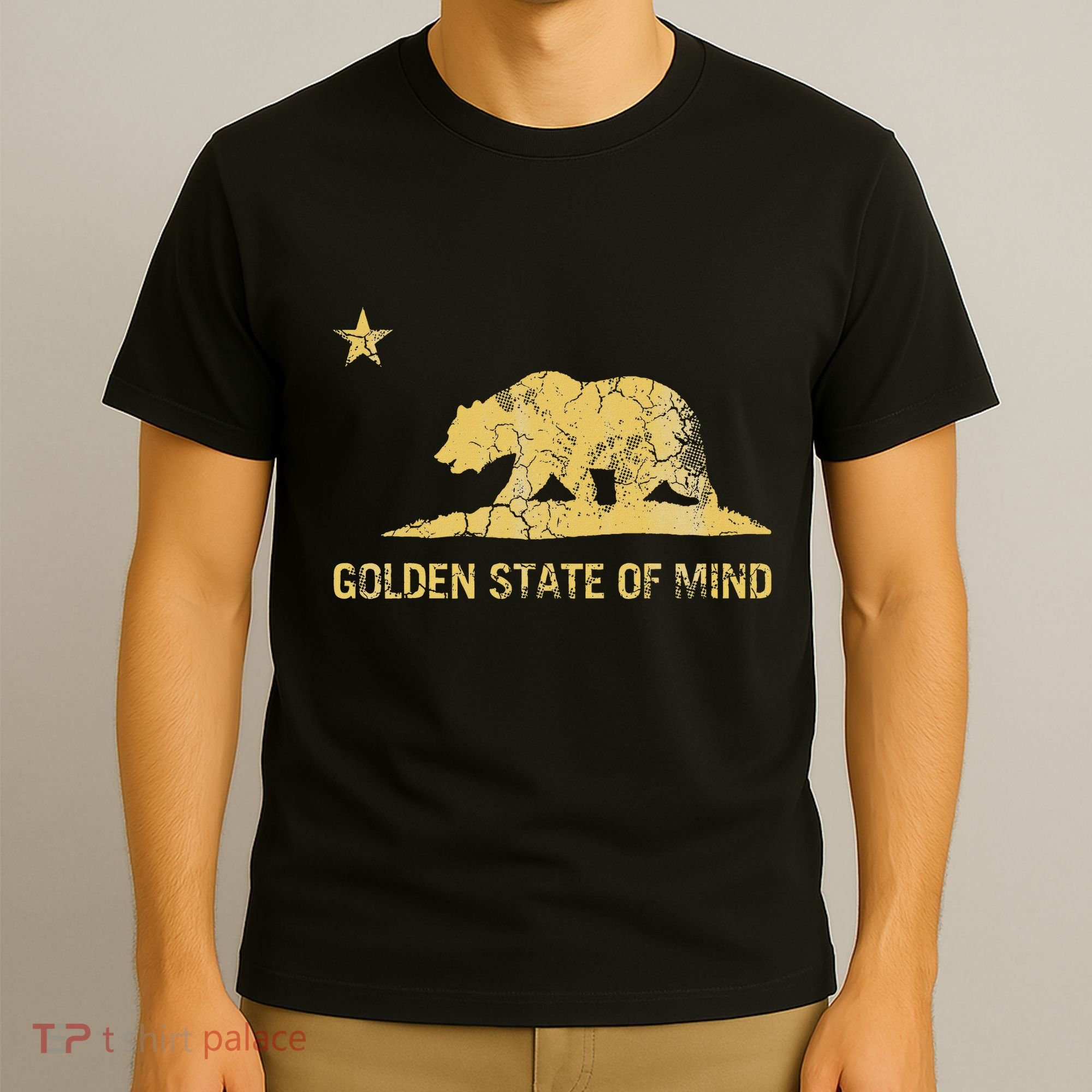 California Golden State Of Mind Retro Fade T-Shirt