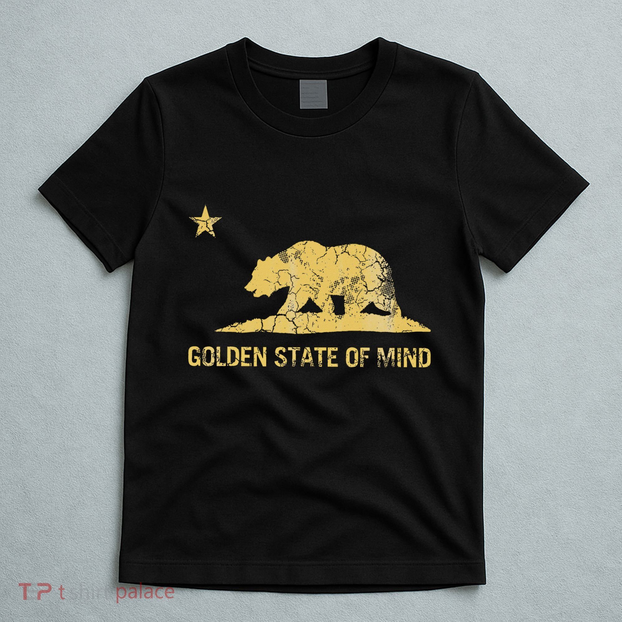 California Golden State Of Mind Retro Fade T-Shirt