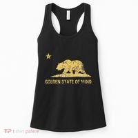 California Golden State Of Mind Retro Fade Women's Tank Top thumb 0