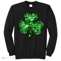 Cute Glittery St Patrick's Day Shamrock Sweatshirt thumb 0