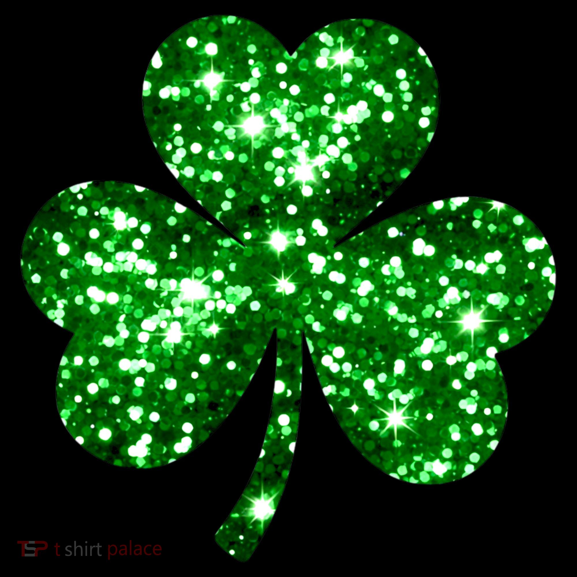 Cute Glittery St Patrick's Day Shamrock Coffee Mug