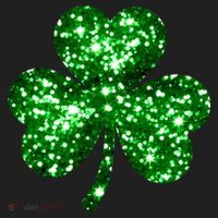 Cute Glittery St Patrick's Day Shamrock Tumbler thumb 3