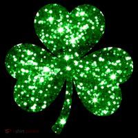Cute Glittery St Patrick's Day Shamrock Toddler Hoodie thumb 2