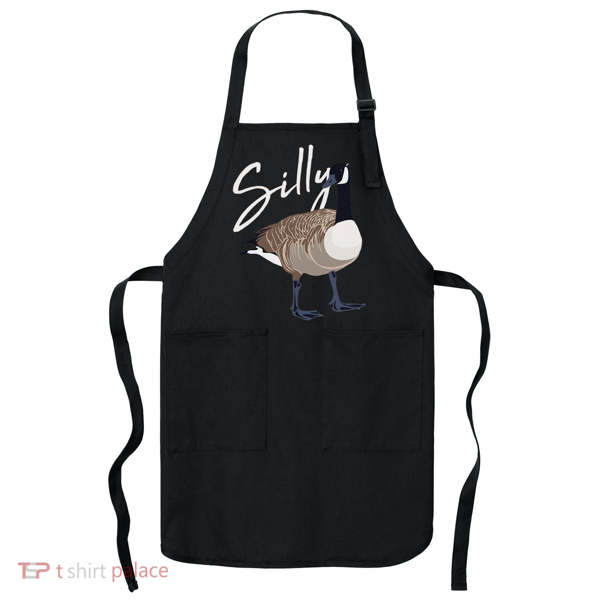 Canadian Goose Silly Goose Funny Cute Bird Hunter Apron