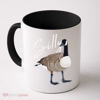 Canadian Goose Silly Goose Funny Cute Bird Hunter Coffee Mug thumb 0