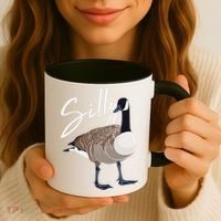 Canadian Goose Silly Goose Funny Cute Bird Hunter Coffee Mug thumb 3