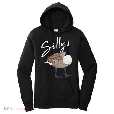 Canadian Goose Silly Goose Funny Cute Bird Hunter Women's Hoodie