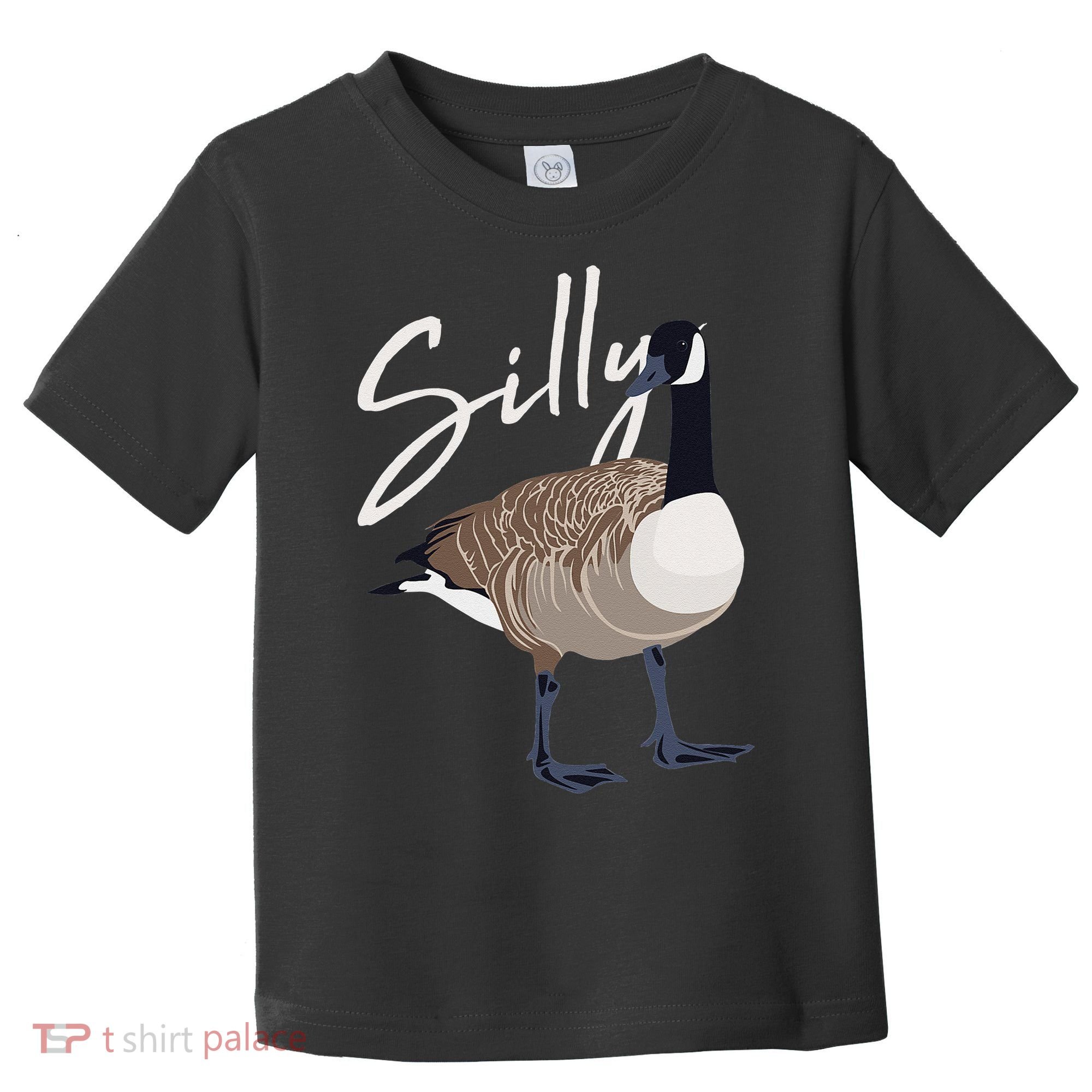 Canadian Goose Silly Goose Funny Cute Bird Hunter Toddler T-Shirt