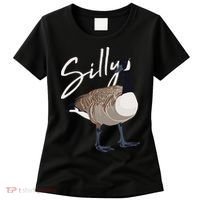 Canadian Goose Silly Goose Funny Cute Bird Hunter Women's T-Shirt thumb 0