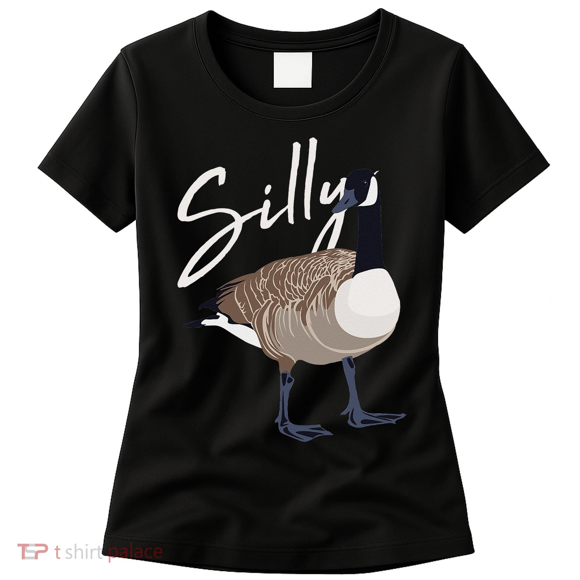 Canadian Goose Silly Goose Funny Cute Bird Hunter Women's T-Shirt