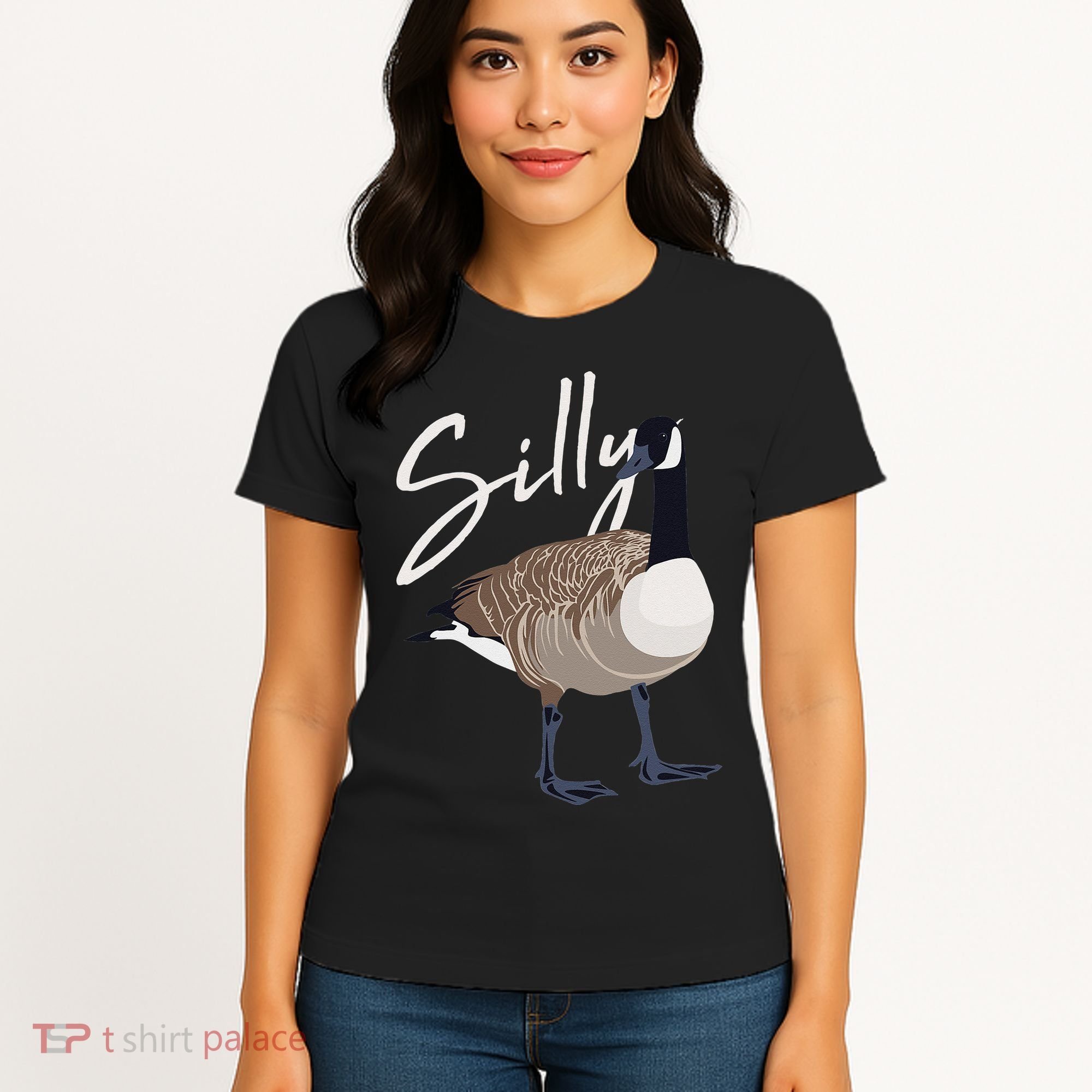 Canadian Goose Silly Goose Funny Cute Bird Hunter Women's T-Shirt