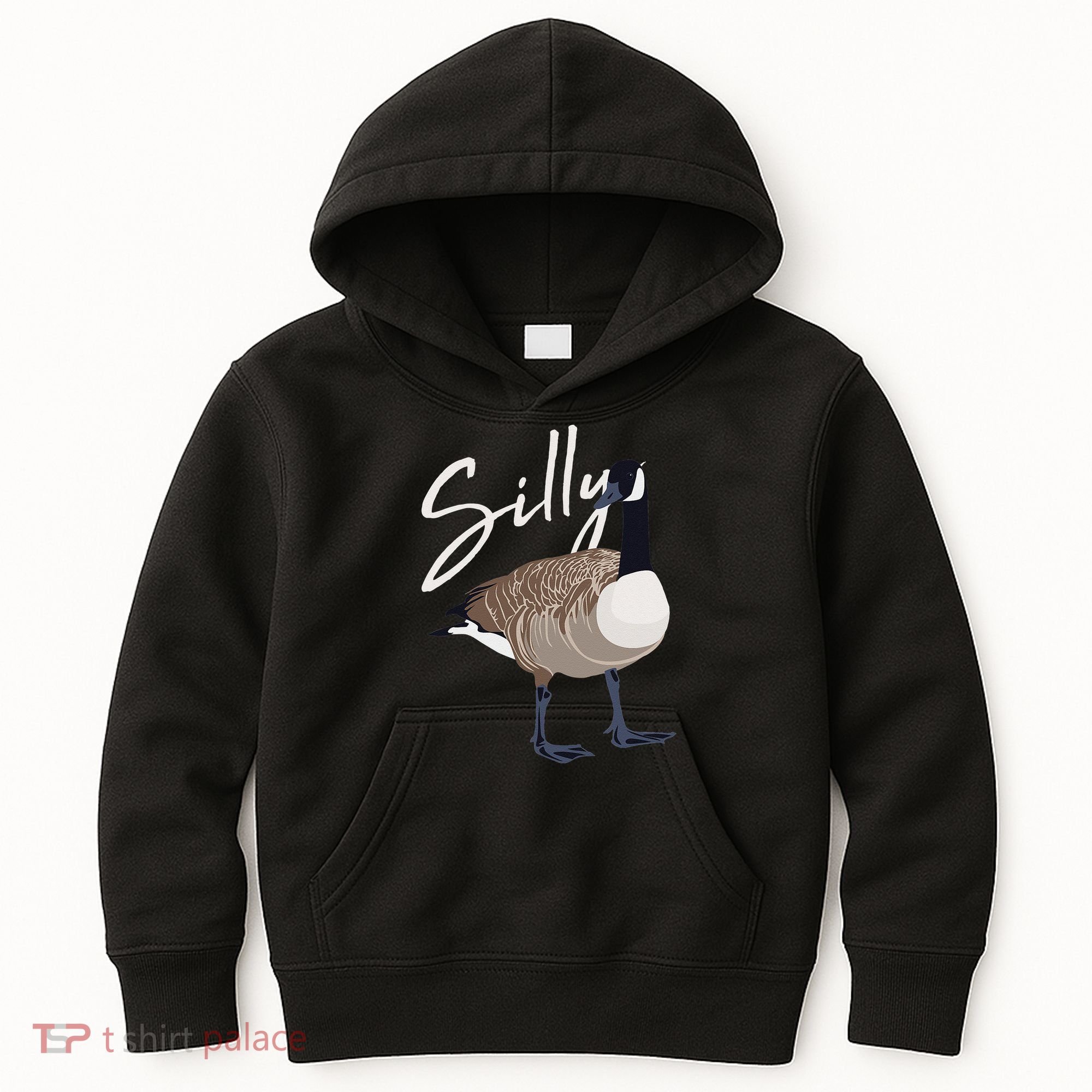 Canadian Goose Silly Goose Funny Cute Bird Hunter Kids Hoodie