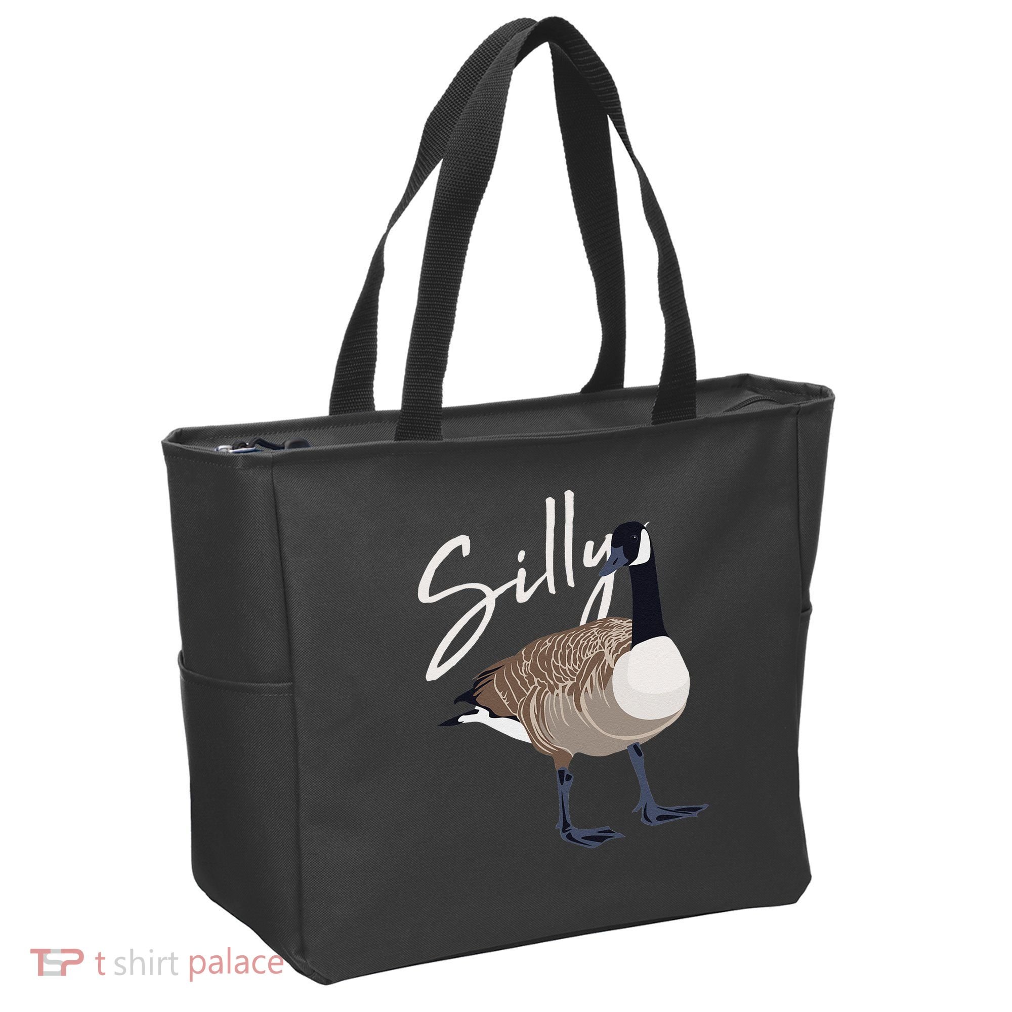 Canadian Goose Silly Goose Funny Cute Bird Hunter Tote Bag