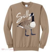 Canadian Goose Silly Goose Funny Cute Bird Hunter Sweatshirt thumb 0