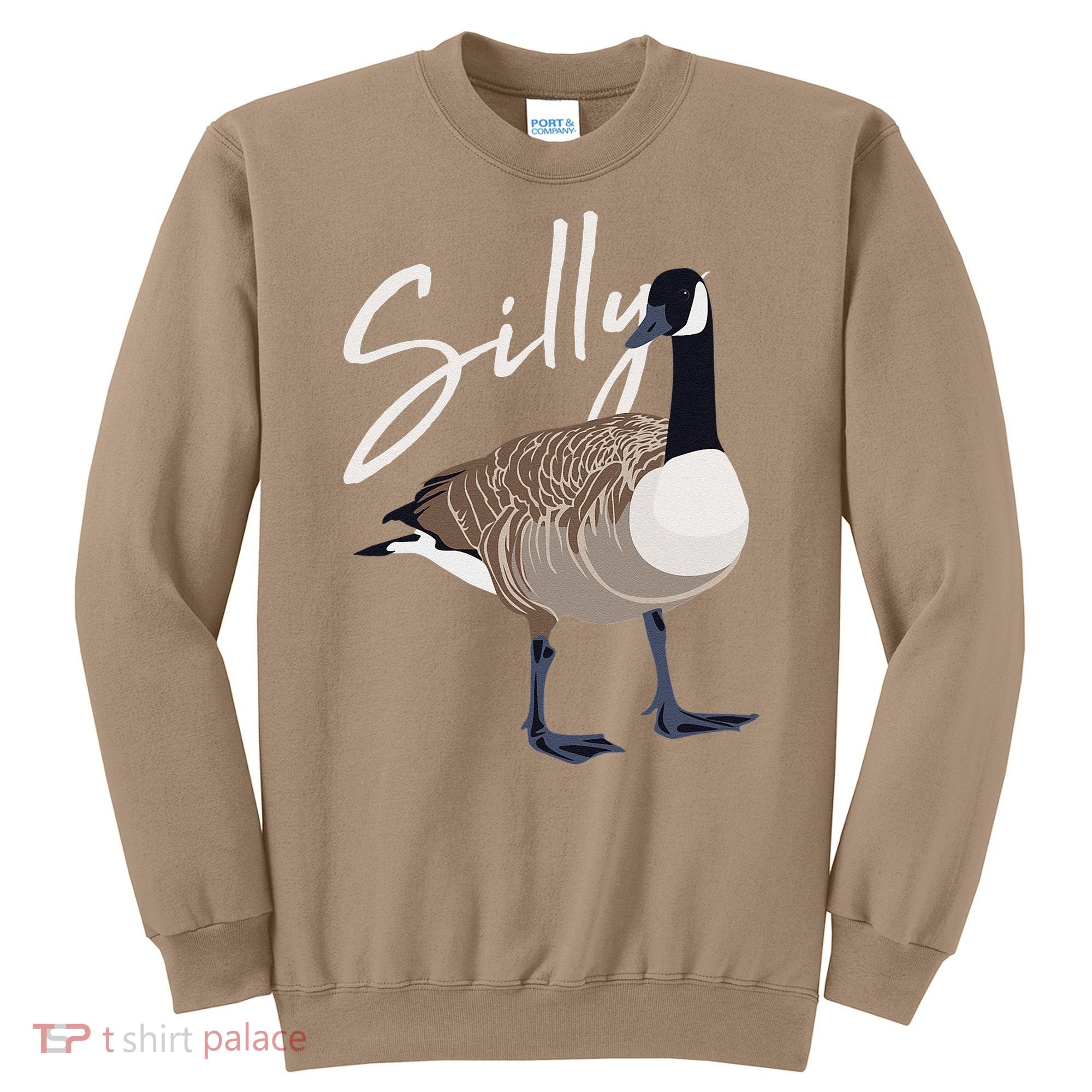 Canadian Goose Silly Goose Funny Cute Bird Hunter Sweatshirt