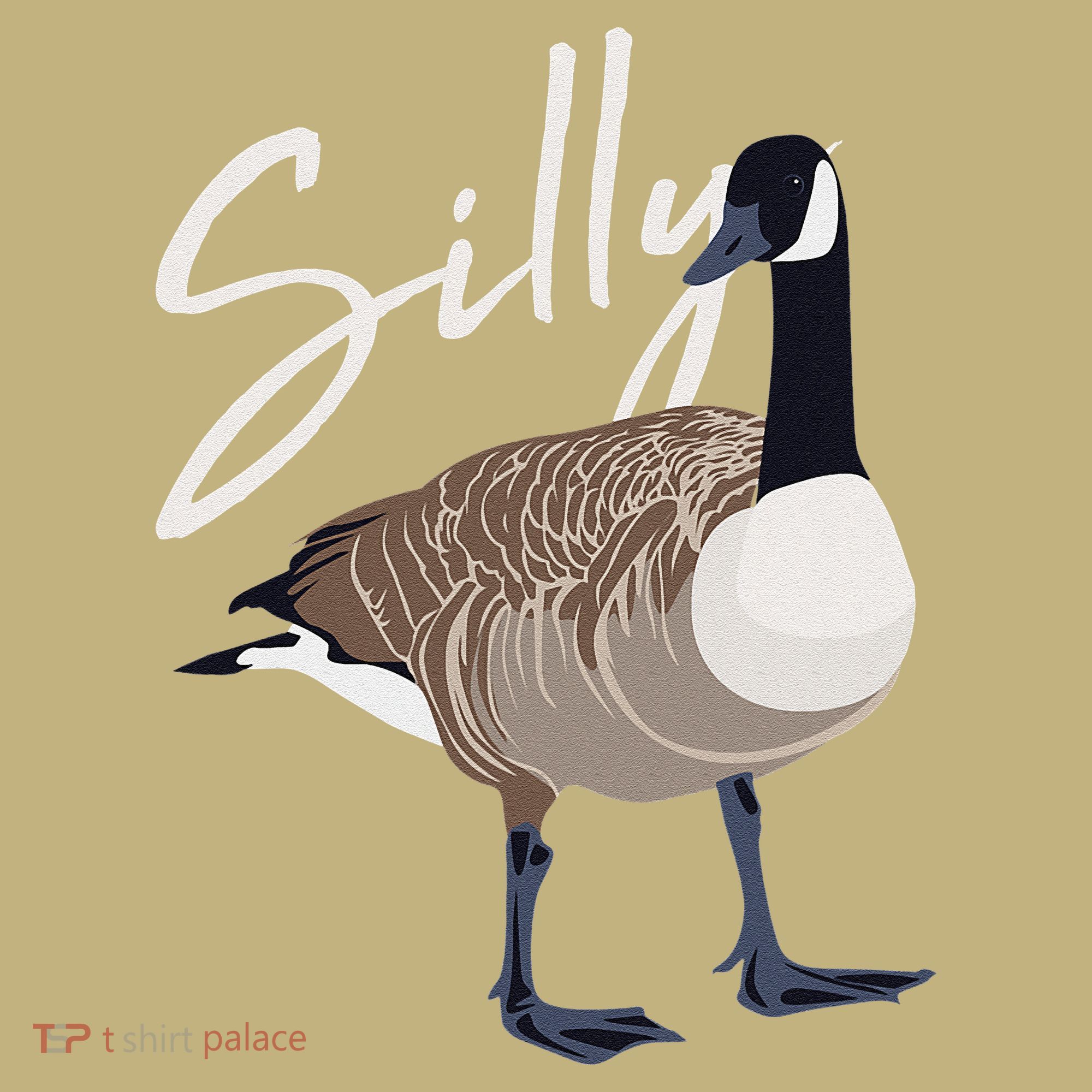 Canadian Goose Silly Goose Funny Cute Bird Hunter Polo
