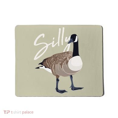 Canadian Goose Silly Goose Funny Cute Bird Hunter Mousepad