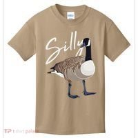 Canadian Goose Silly Goose Funny Cute Bird Hunter Kids T-Shirt thumb 0