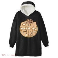 Cow Girl Southern Country Cute Hooded Wearable Blanket thumb 0